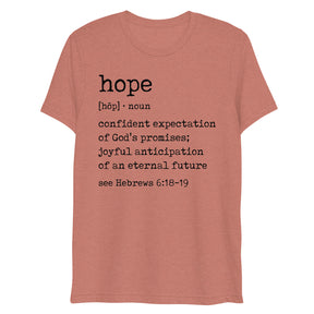 Hope Definition - Women's Tri-Blend T-Shirt