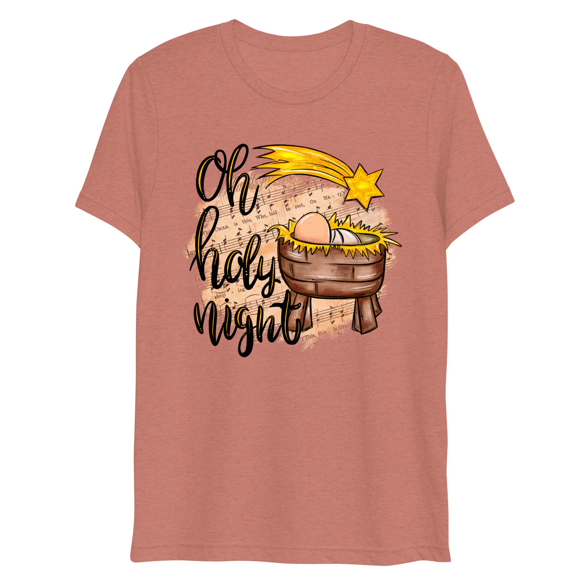 Oh Holy Night - Hymn - Women's Tri-Blend T-Shirt