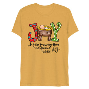 Joy - Psalm 16:11 - Women's Tri-Blend T-Shirt