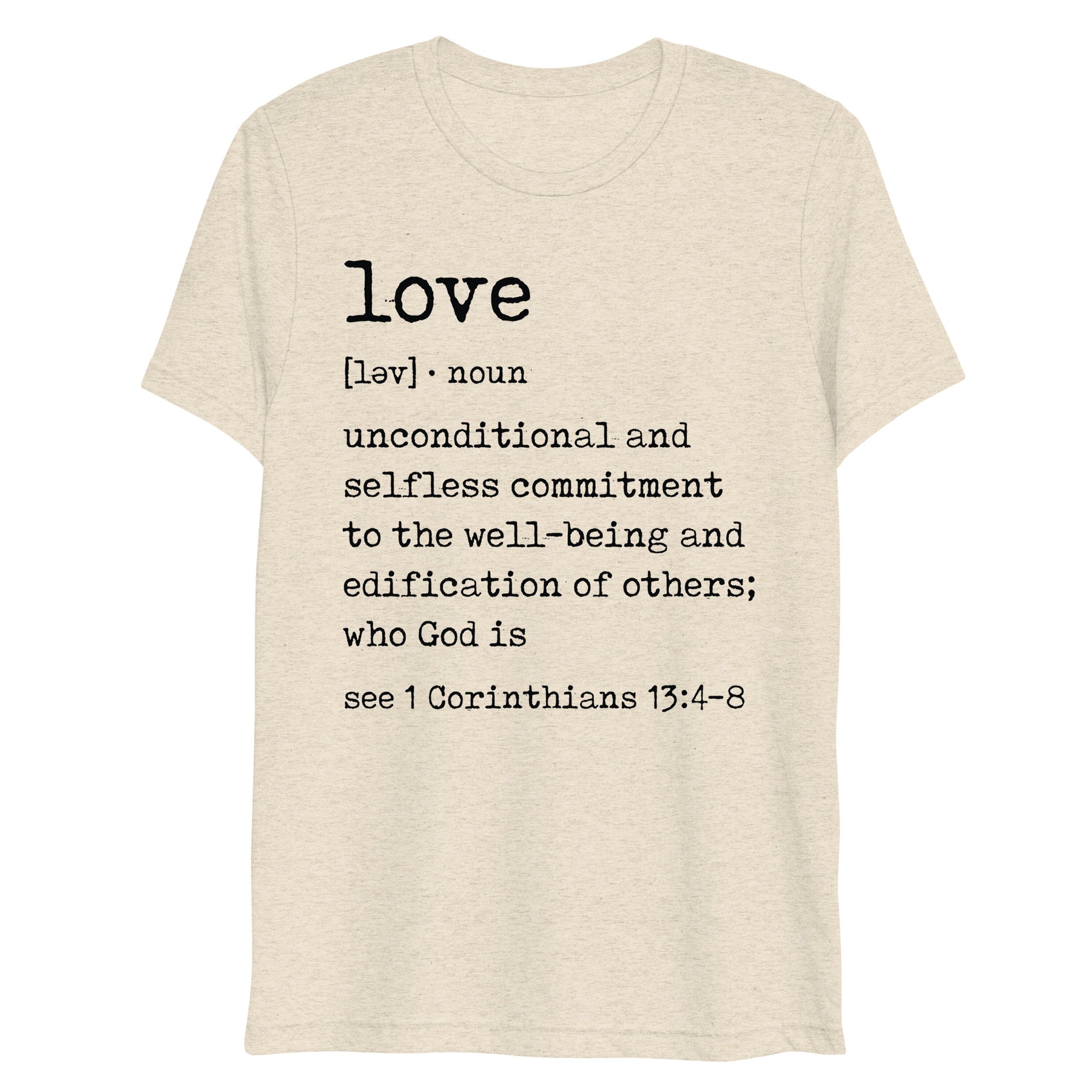 Love Definition - Women's Tri-Blend T-Shirt