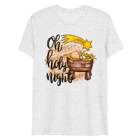 Oh Holy Night - Hymn - Women's Tri-Blend T-Shirt