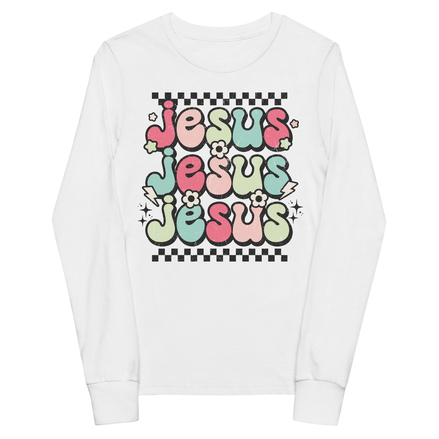 Jesus Jesus Jesus - Girls' Long Sleeve T-Shirt