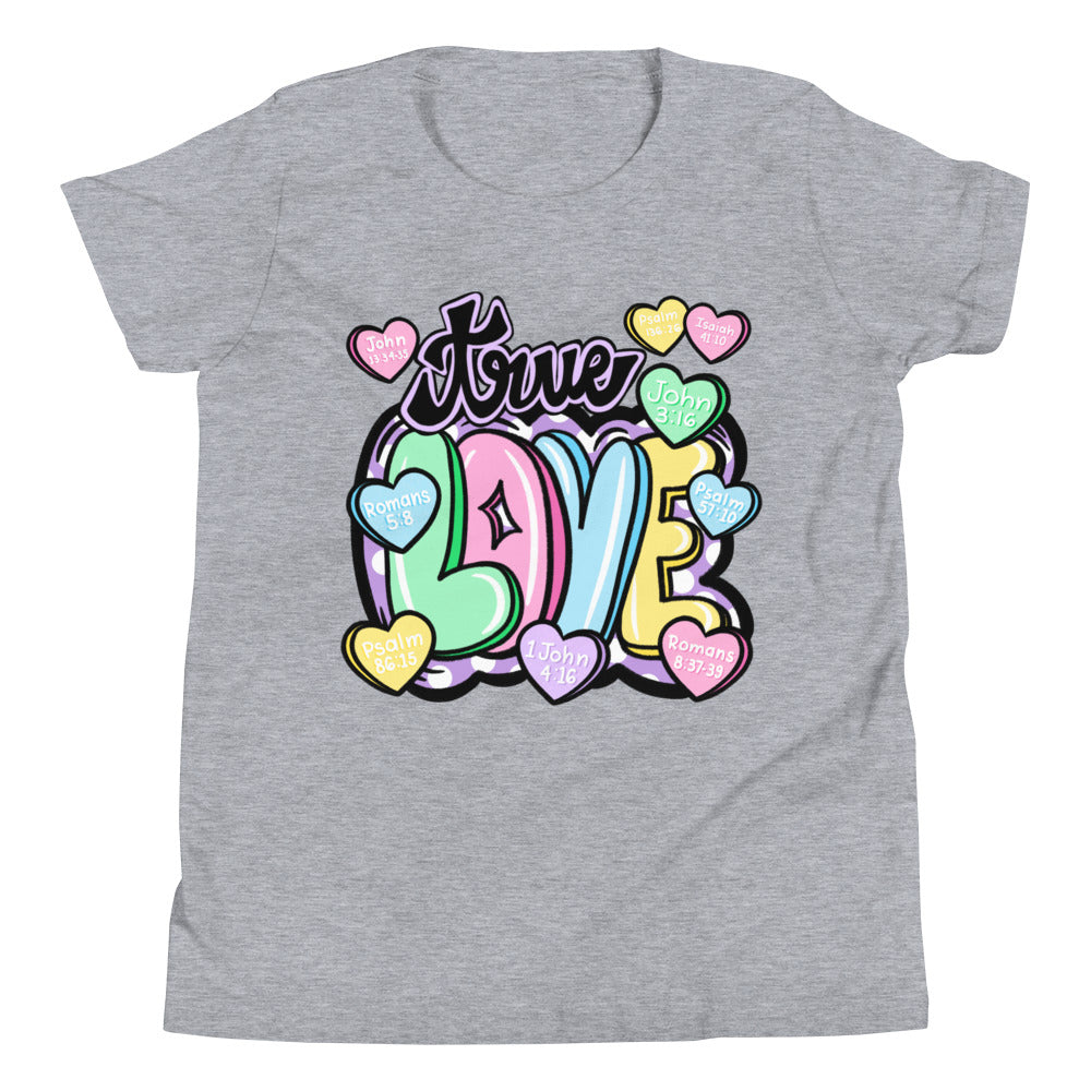 True Love - Scripture Hearts - Girls' Classic T-Shirt