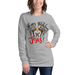 Happy Birthday Jesus - Women's Long Sleeve T-Shirt