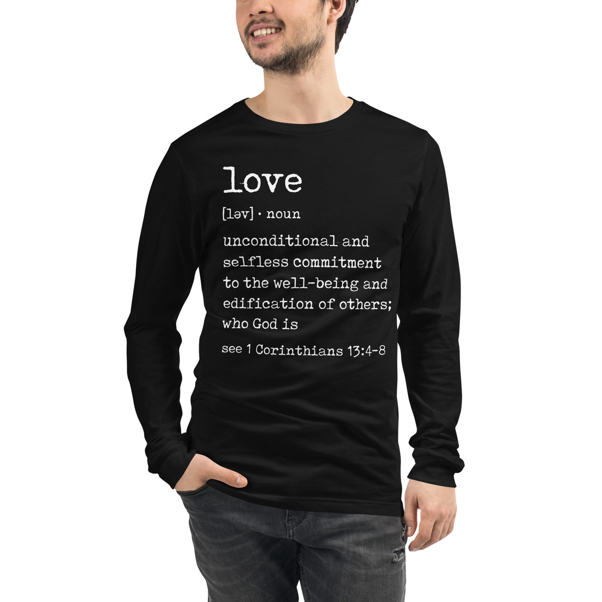 Love Definition - Men's Long Sleeve T-Shirt