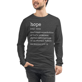 Hope Definition - Men's Long Sleeve T-Shirt