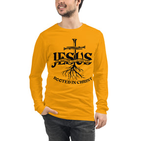 Jesus - Rooted In Christ - Men's Long Sleeve T-Shirt