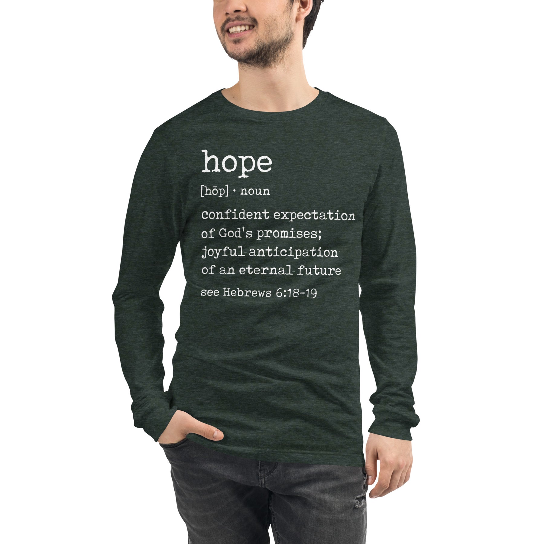Hope Definition - Men's Long Sleeve T-Shirt