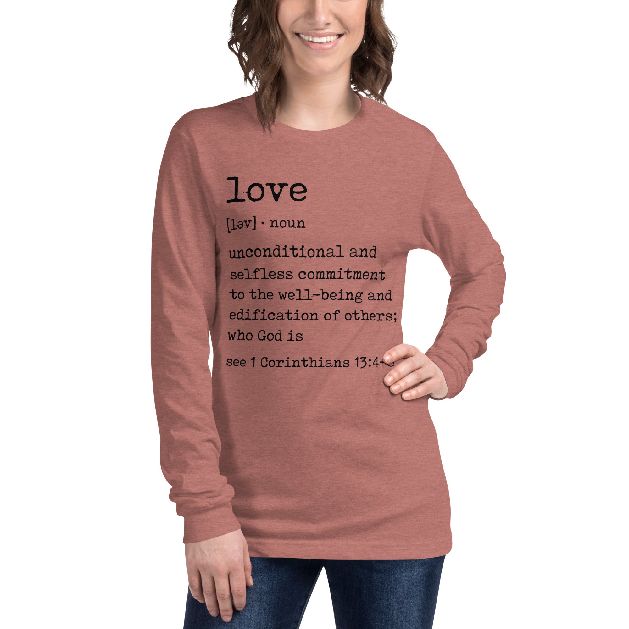 Love Definition - Women's Long Sleeve T-Shirt