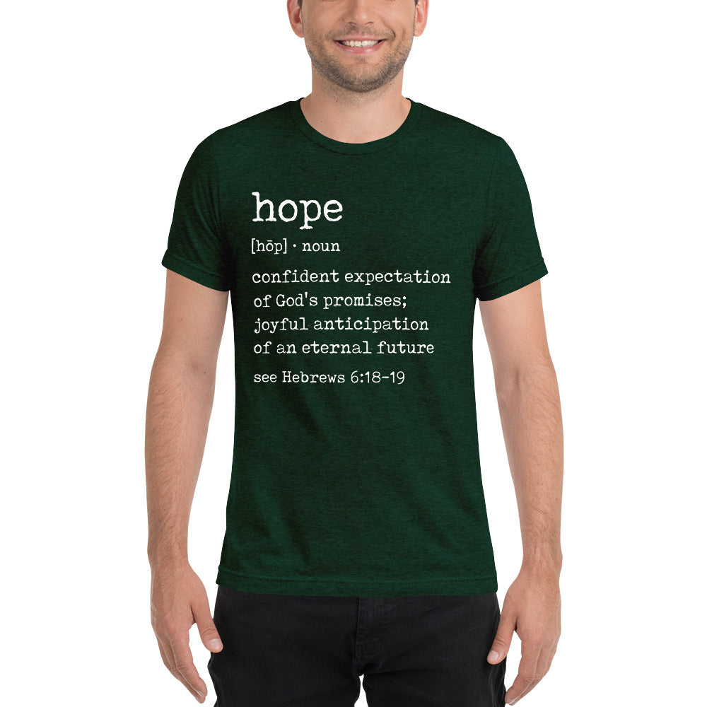 Hope Definition - Men's Tri-Blend T-Shirt