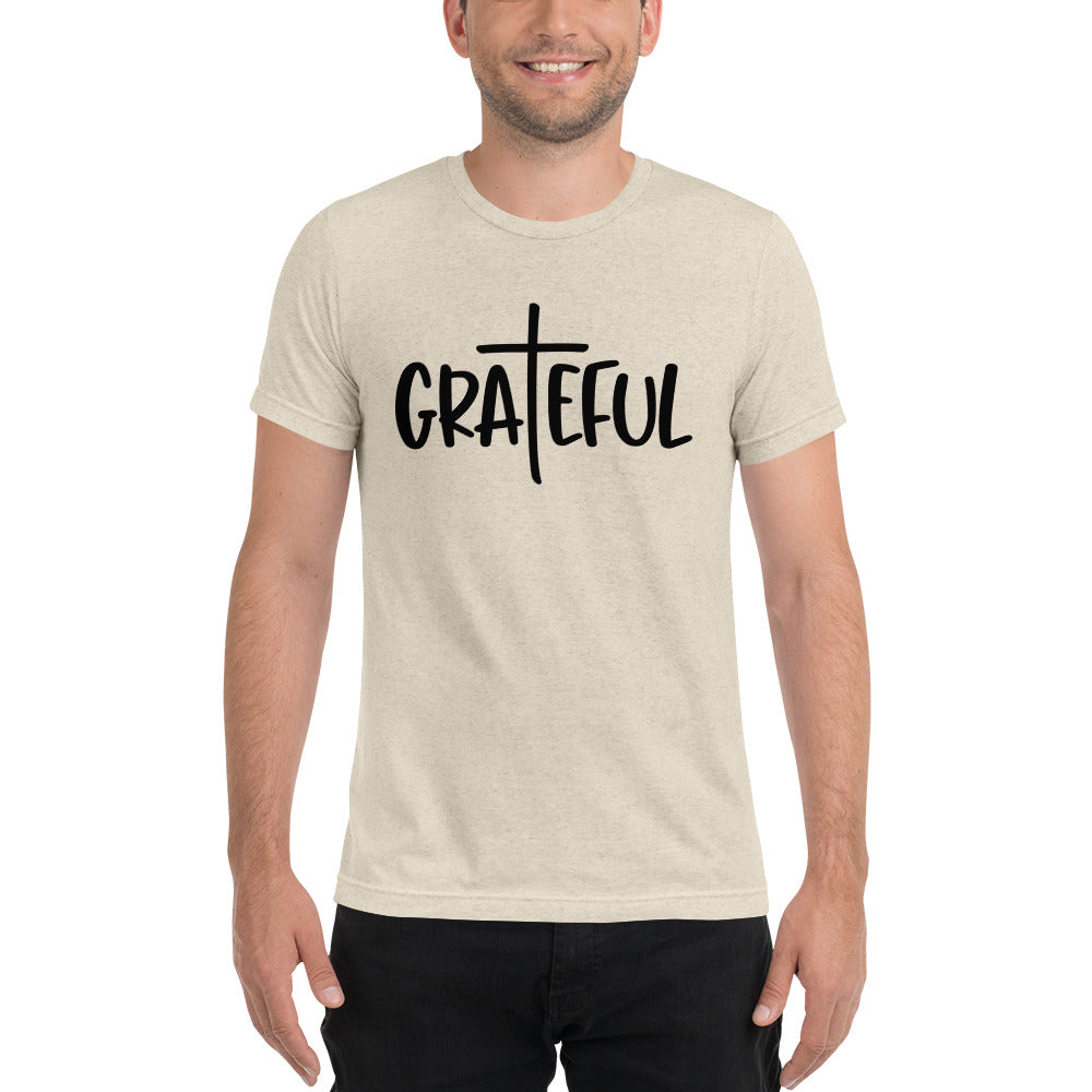 Grateful - Men's Tri-Blend T-Shirt