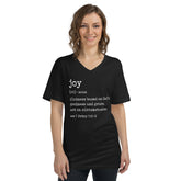 Joy Definition - Women's V-Neck T-Shirt
