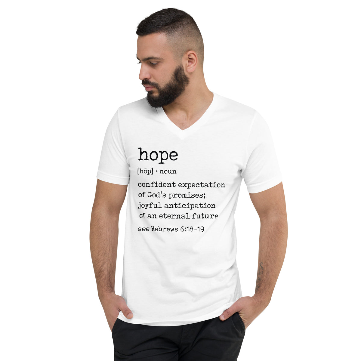 Hope Definition - Men's V-Neck T-Shirt
