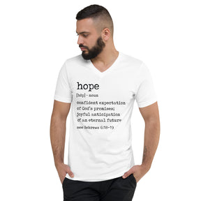 Hope Definition - Men's V-Neck T-Shirt